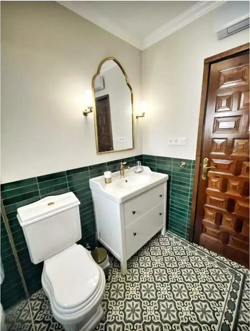 Bany de Apartament en venda en Vera amb Aire condicionat, Jardí privat i Parquet