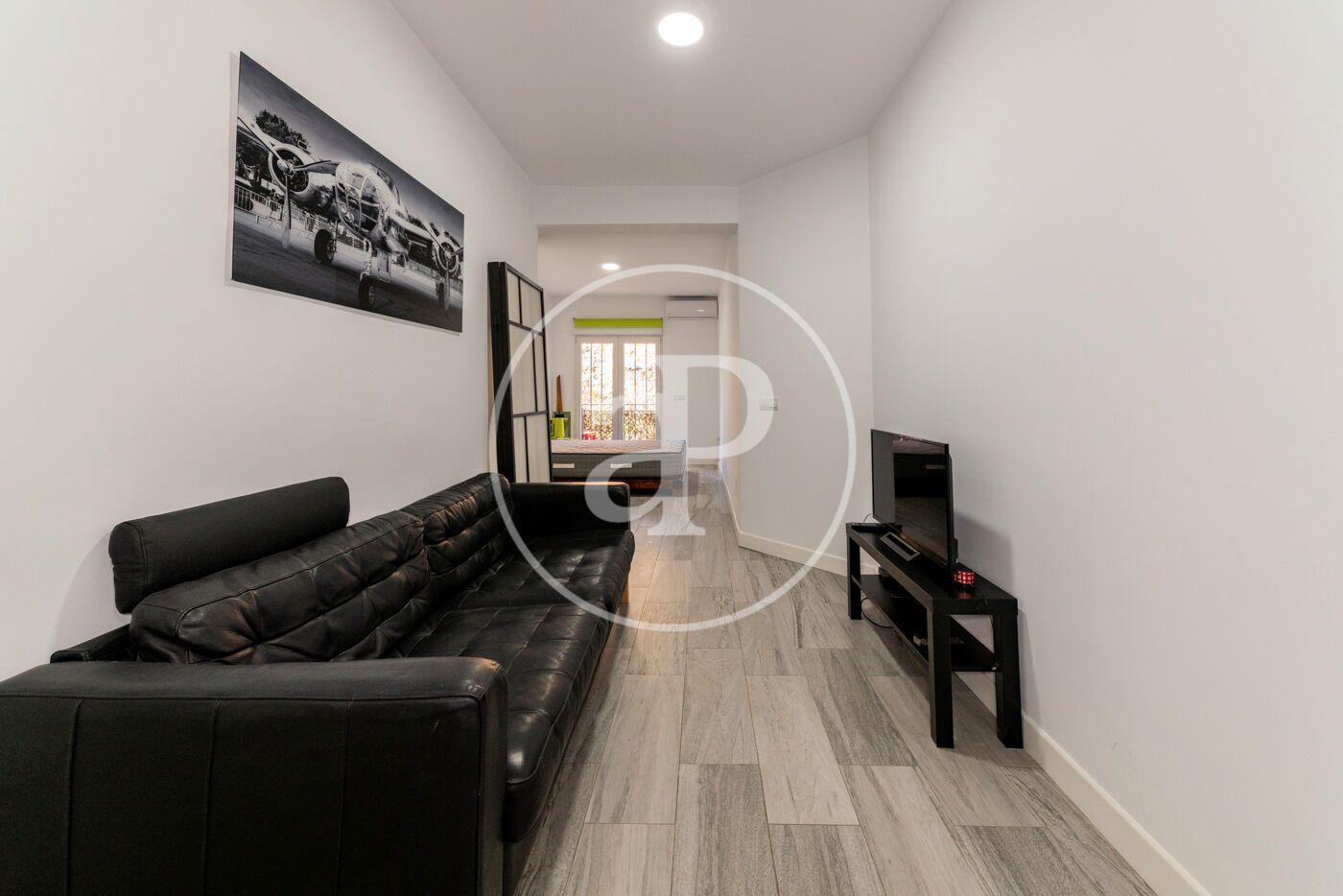 Sala d'estar de Pis de lloguer en  Madrid Capital amb Aire condicionat, Calefacció i Terrassa