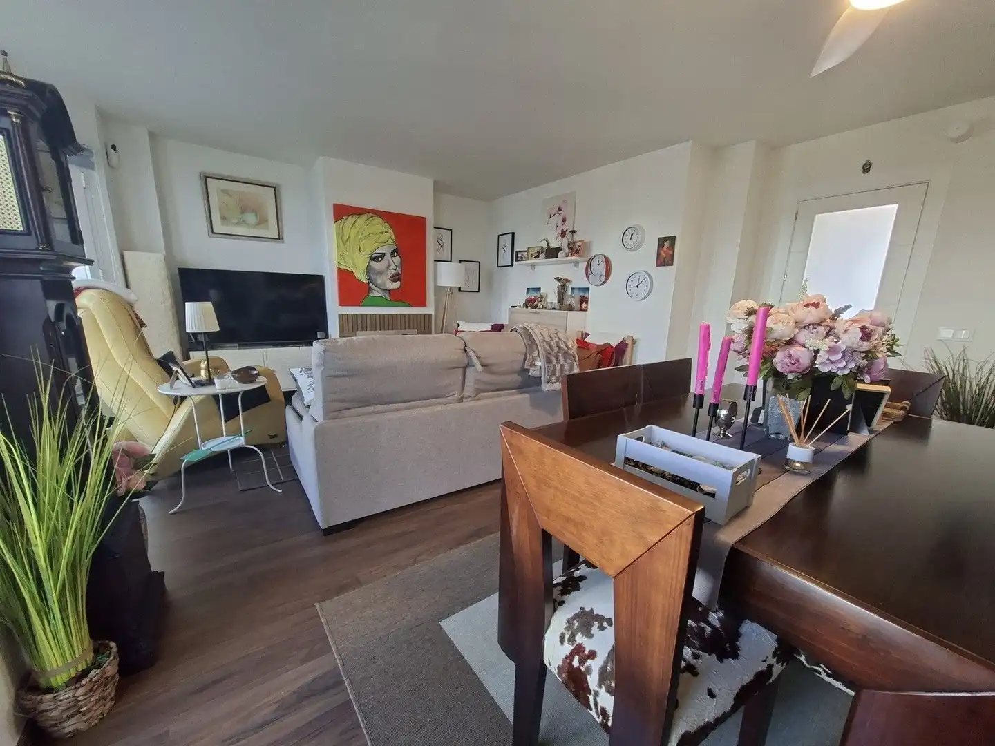 Sala de estar de Apartamento en venta en Marbella con Aire acondicionado, Jardín privado y Alarma