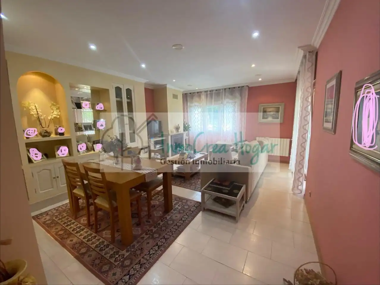 Living room of Houses for sale in Mos  with Heating, Private garden and Storage room