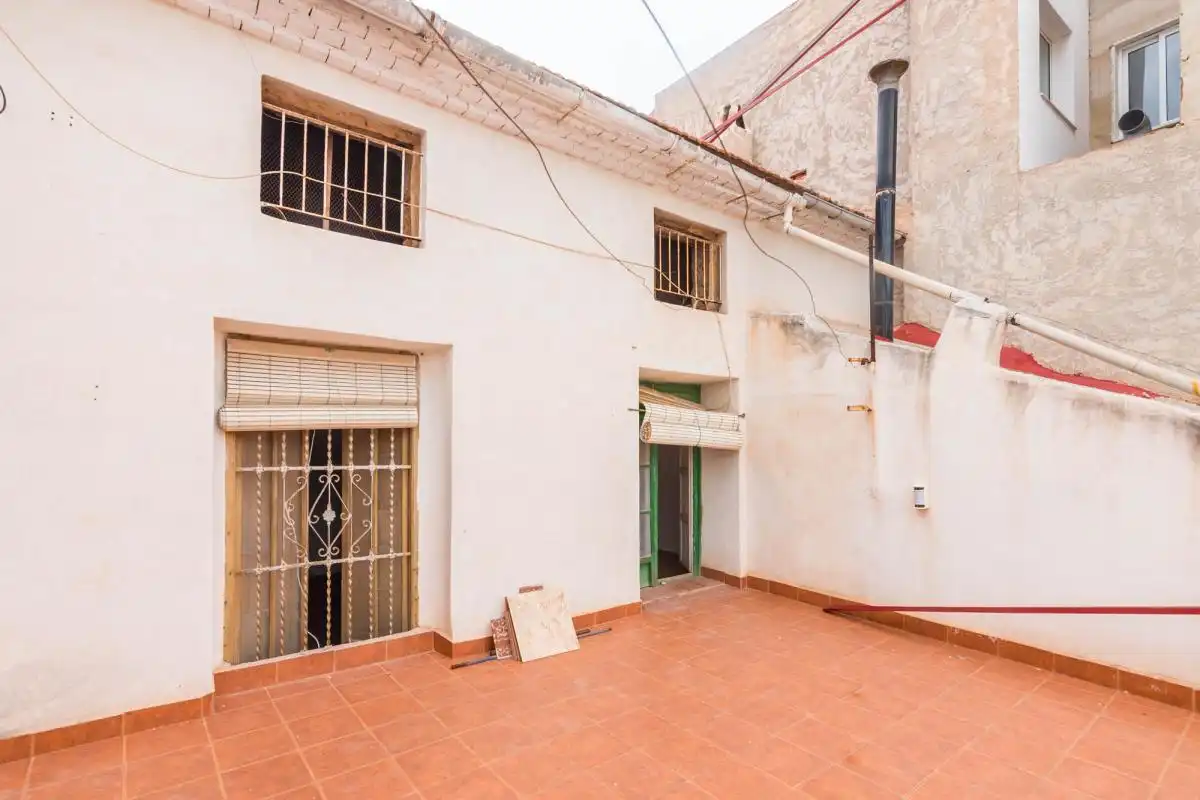Vista exterior de Casa adosada en venta en Murcia con Aire acondicionado, Calefacción y Jardín privado
