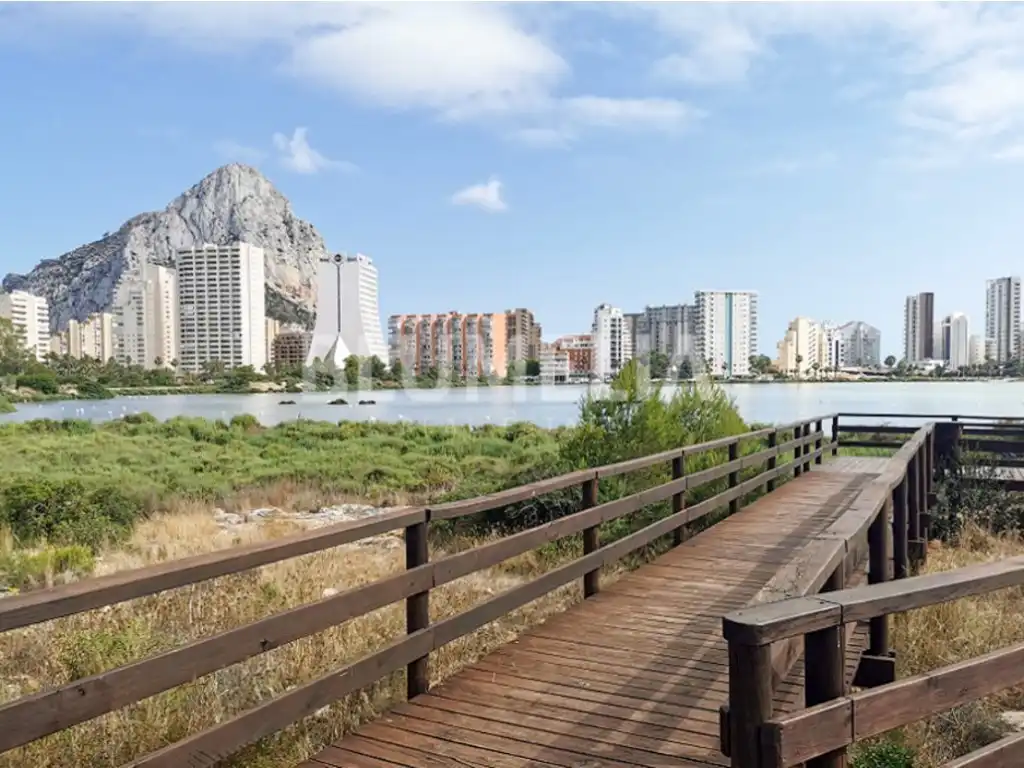 Vista exterior de Apartamento en venta en Calpe / Calp con Aire acondicionado, Calefacción y Jardín privado