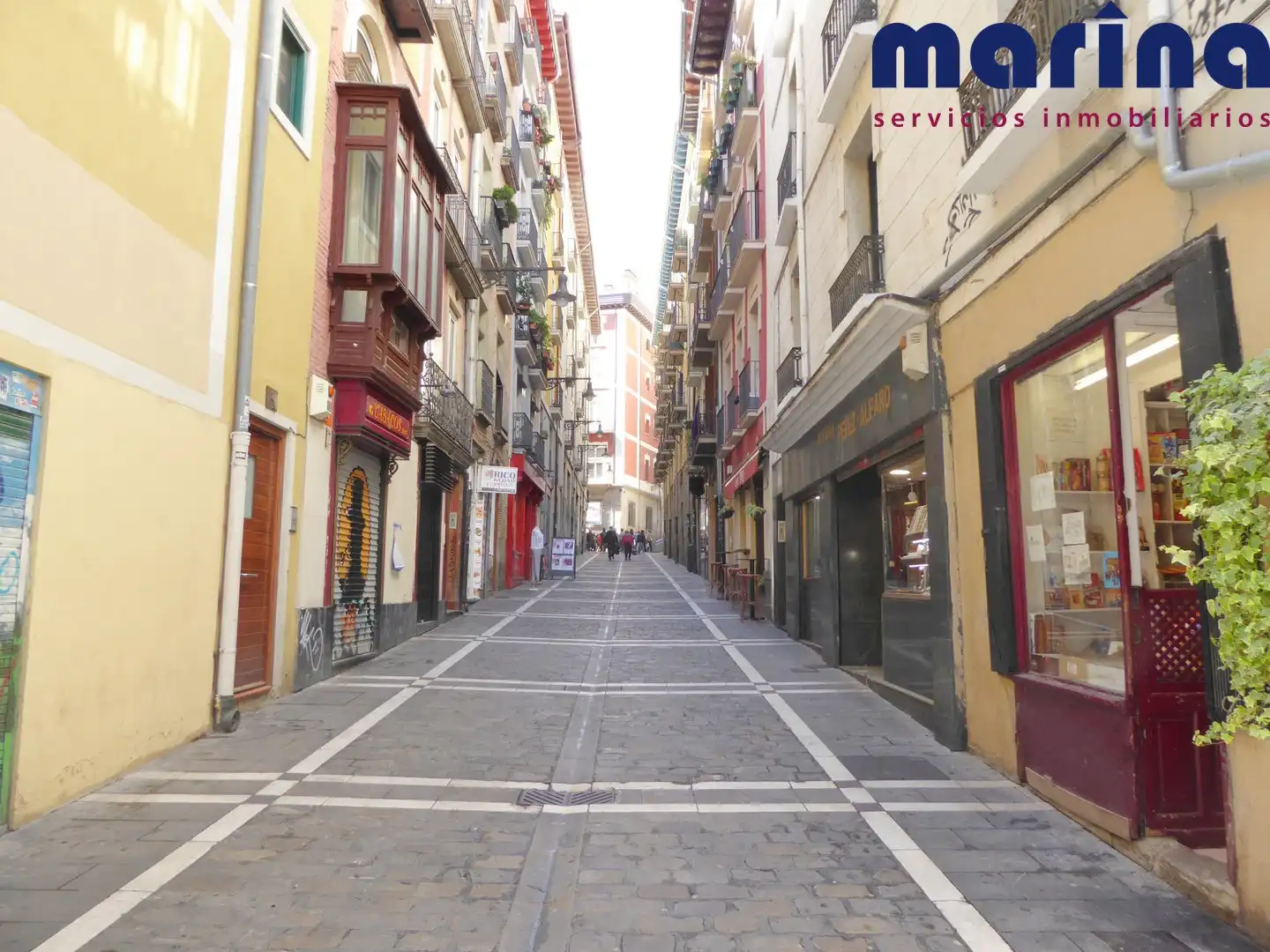Vista exterior de Pis en venda en  Pamplona / Iruña amb Calefacció, Parquet i Moblat