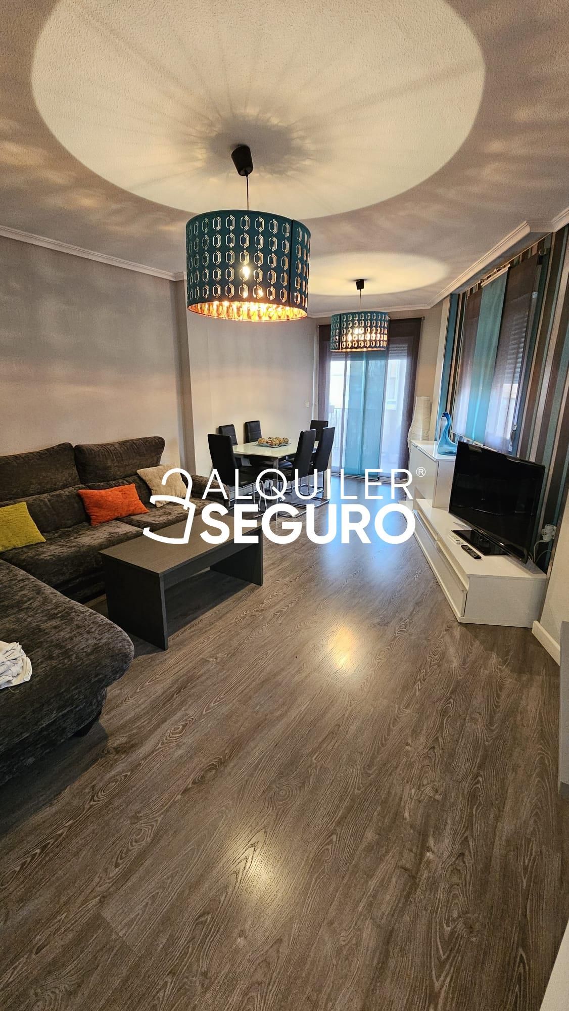 Living room of Flat for rent in Lorquí  with Air Conditioner, Heating and Furnished