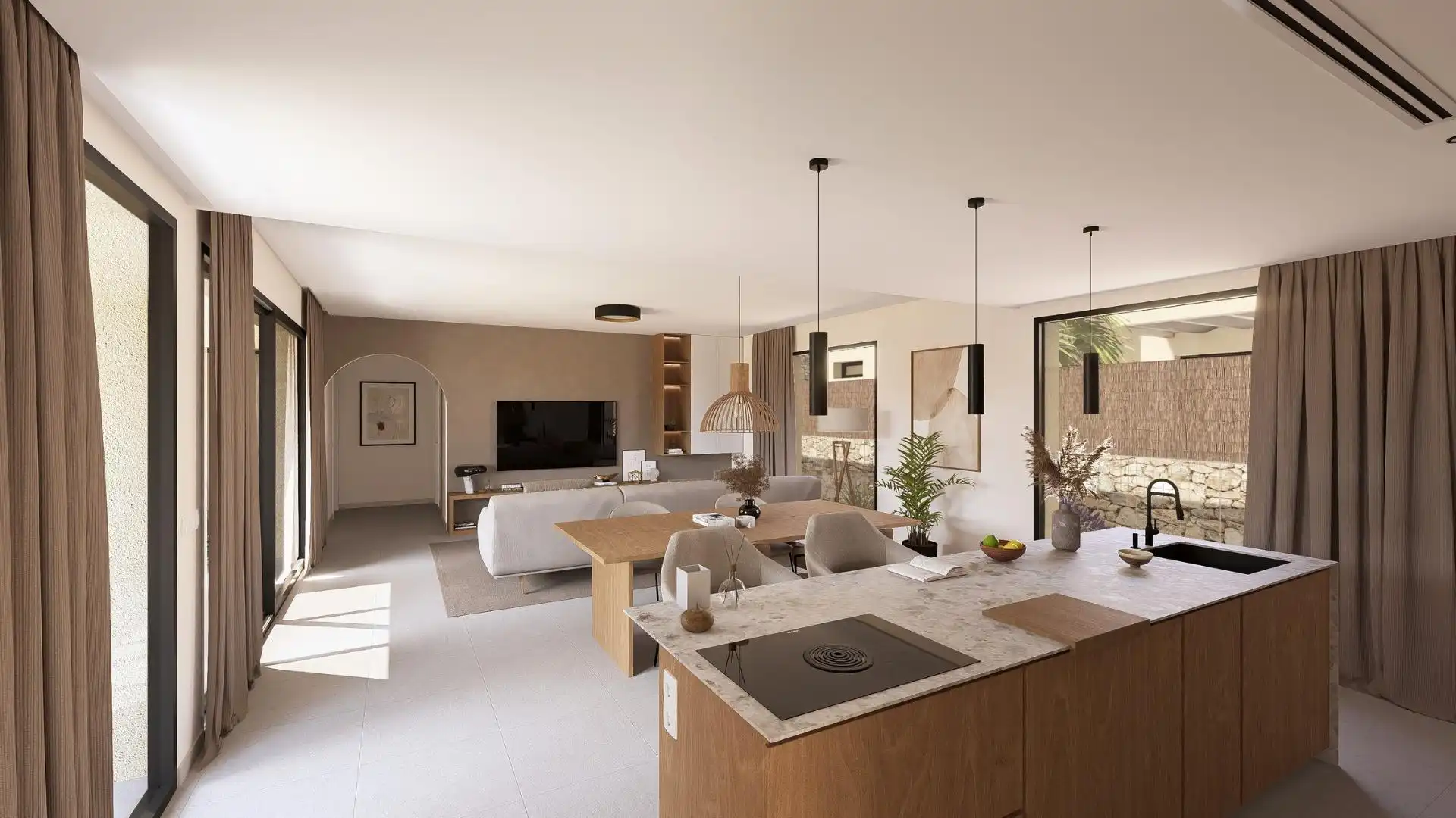 Sala d'estar de Casa o xalet en venda en Murcia amb Aire condicionat, Calefacció i Jardí privat