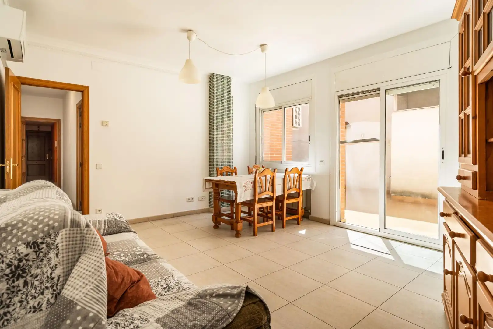 Sala de estar de Piso en venta en Mollet del Vallès con Aire acondicionado, Calefacción y Terraza