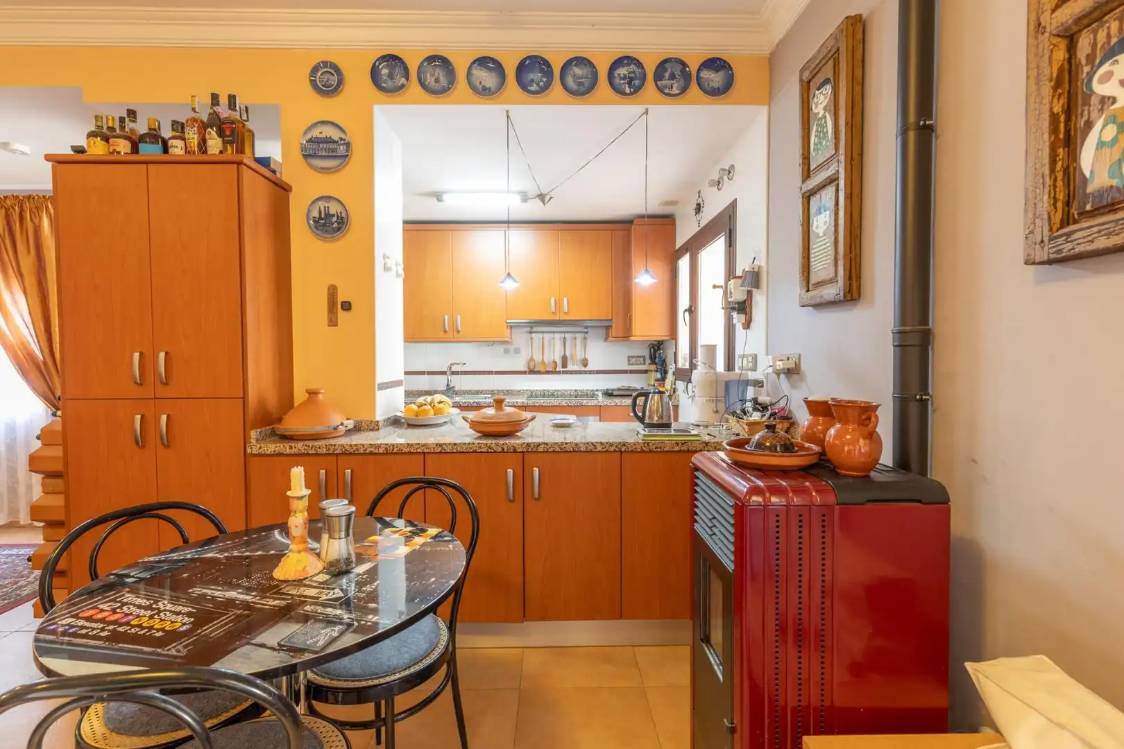 Kitchen of Flat for sale in Güéjar Sierra  with Air Conditioner, Heating and Terrace