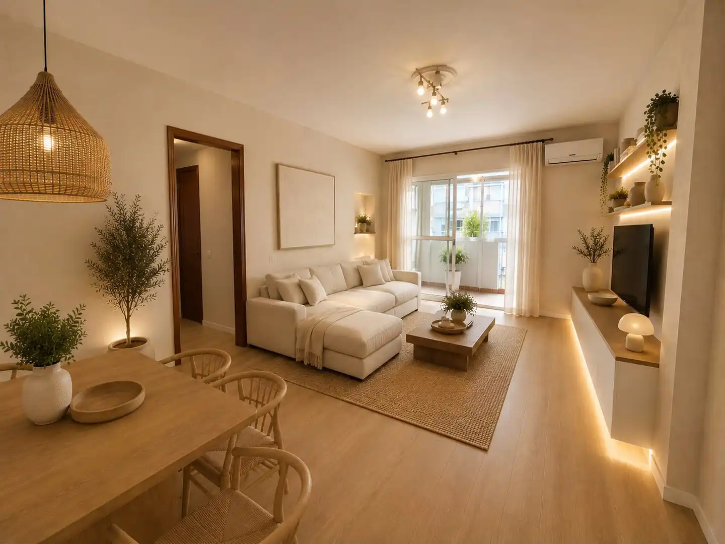 Sala de estar de Piso en venta en Sevilla con Aire acondicionado y Terraza
