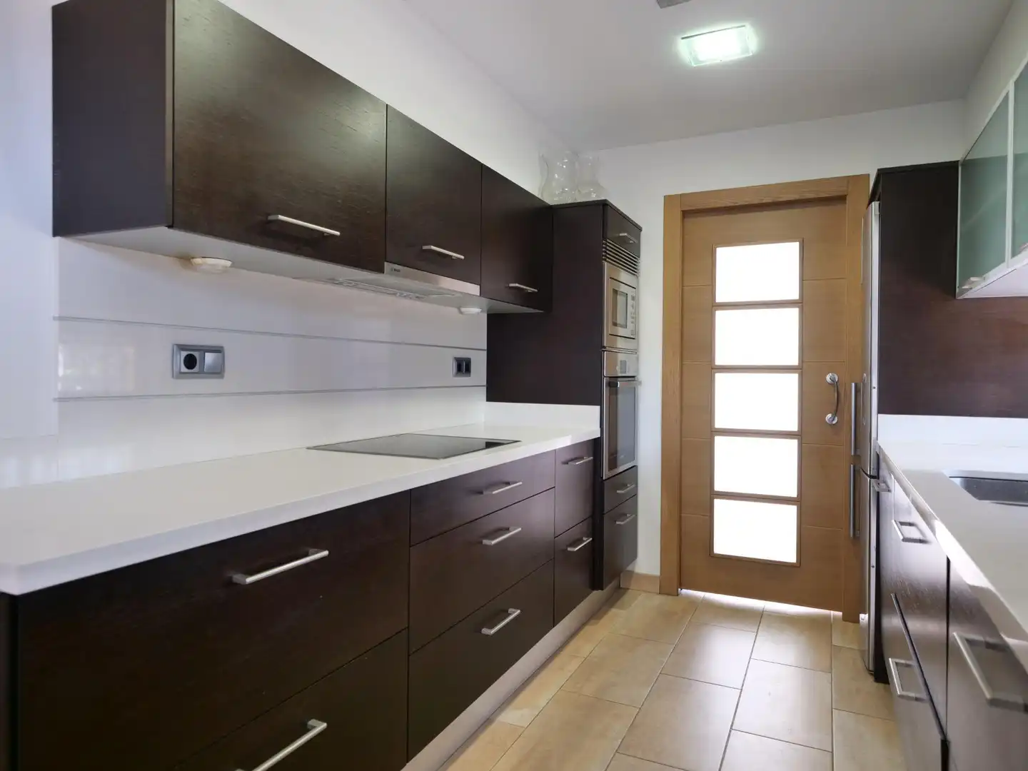 Cocina de Apartamento en venta en Guardamar del Segura con Aire acondicionado, Jardín privado y Terraza
