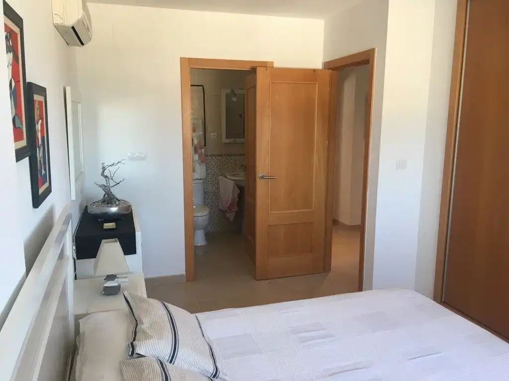 Schlafzimmer von Wohnung zum Verkauf in Cartagena mit Klimaanlage, Terrasse und Gemeinschaftspool