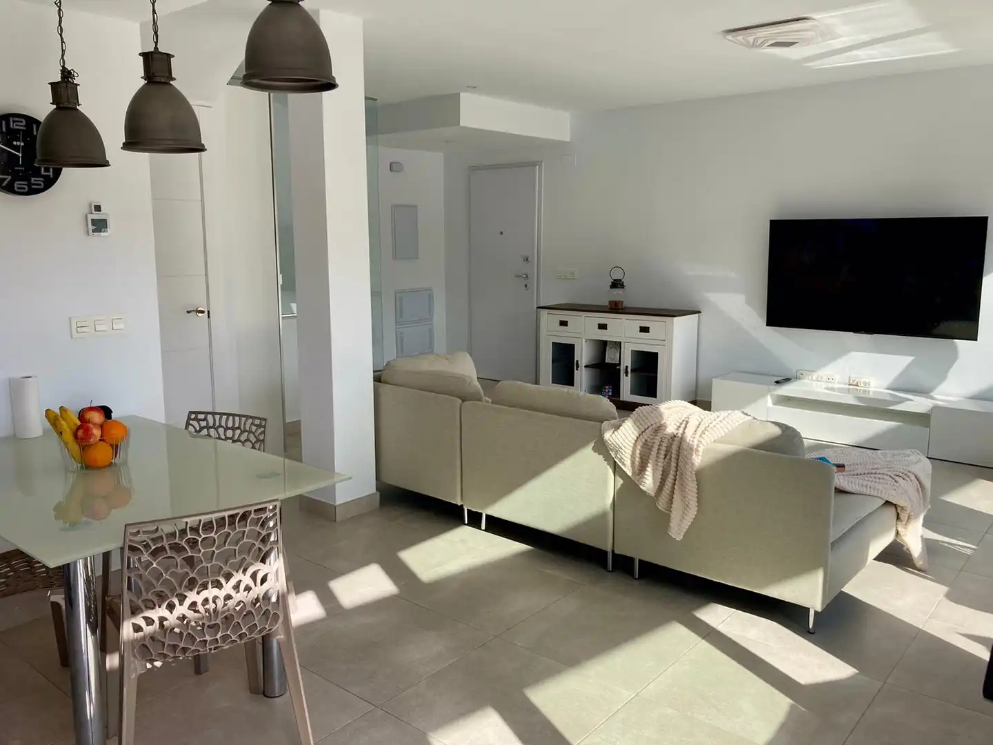 Living room of Detached homes for rent in Santa Pola  with Air Conditioner, Heating and Private garden