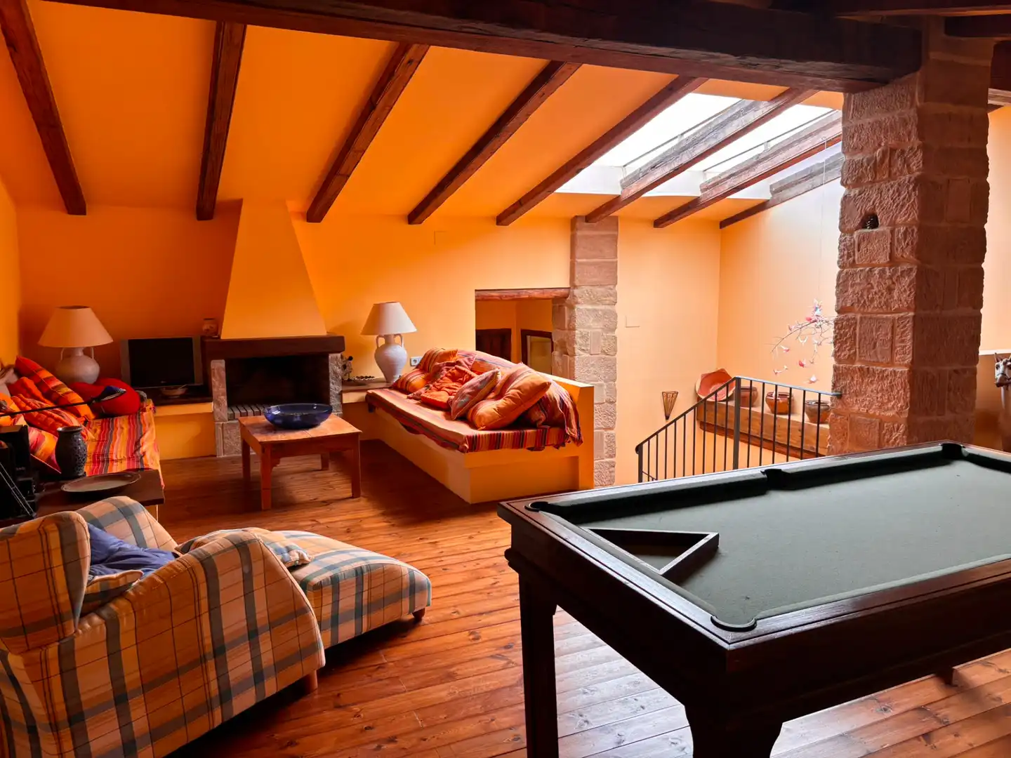 Sala de estar de Finca rústica en venta en Ilche, Huesca
