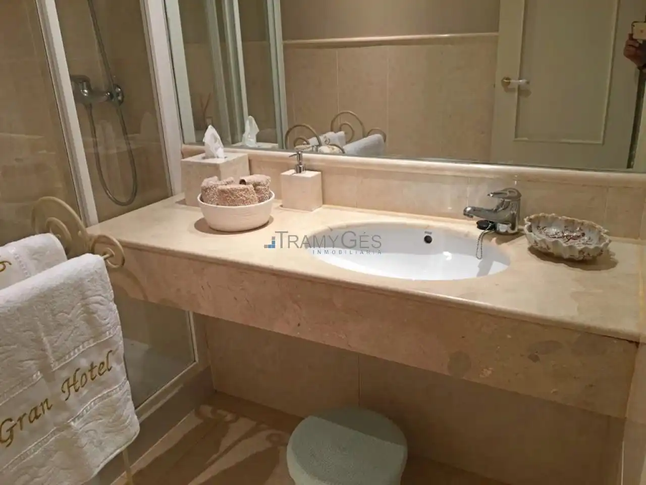 Baño de Apartamento de alquiler en Mondariz-Balneario con Calefacción y Amueblado