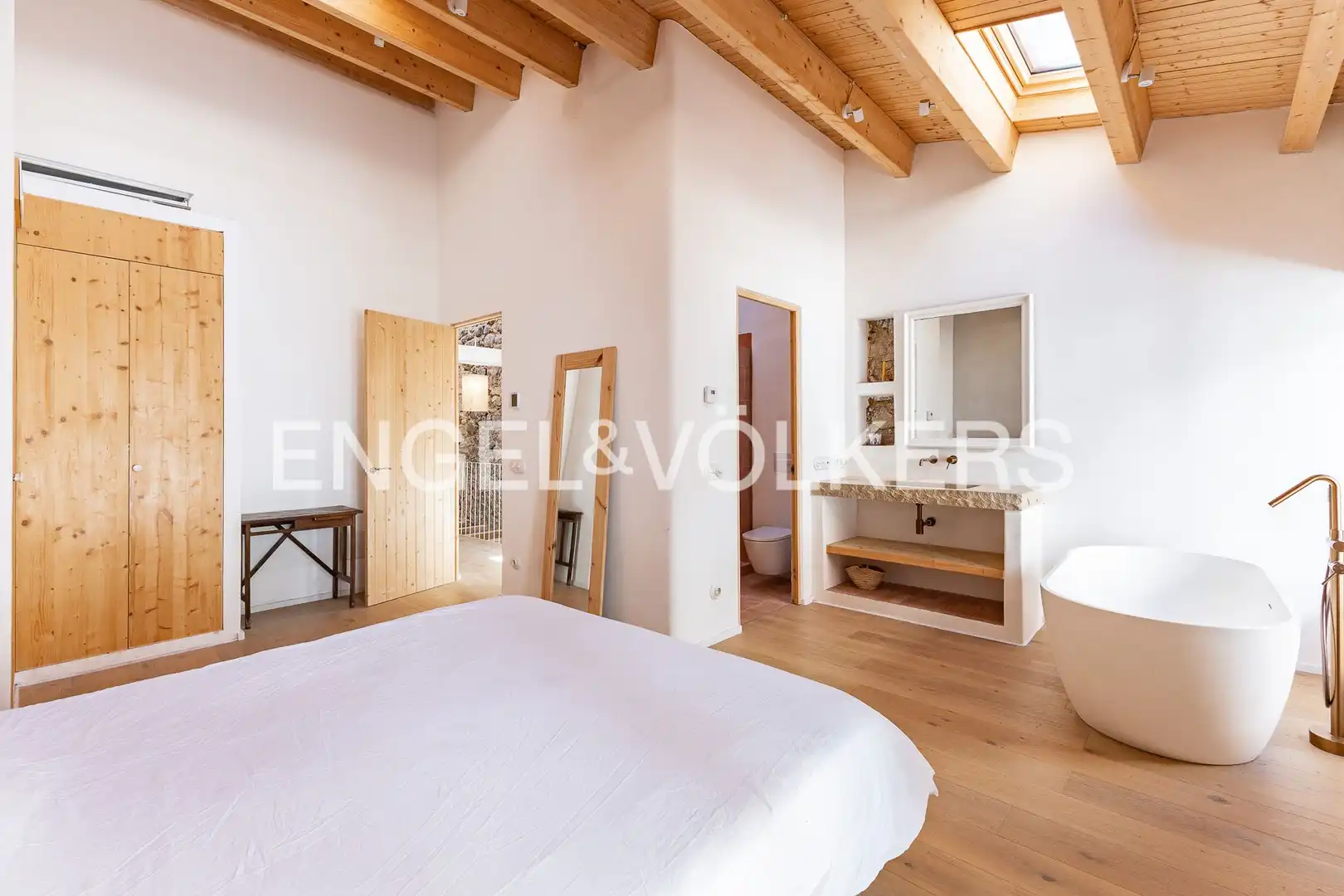 Bedroom of Houses for rent in Sant Pol de Mar  with Air Conditioner, Heating and Parquet flooring