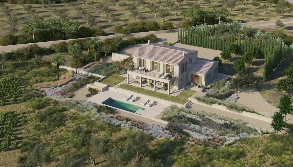 Casa rústica con piscina en venta en Pollença Poble