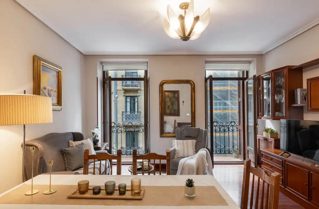 Esszimmer von Wohnung zum Verkauf in Donostia - San Sebastián  mit Heizung und Balkon