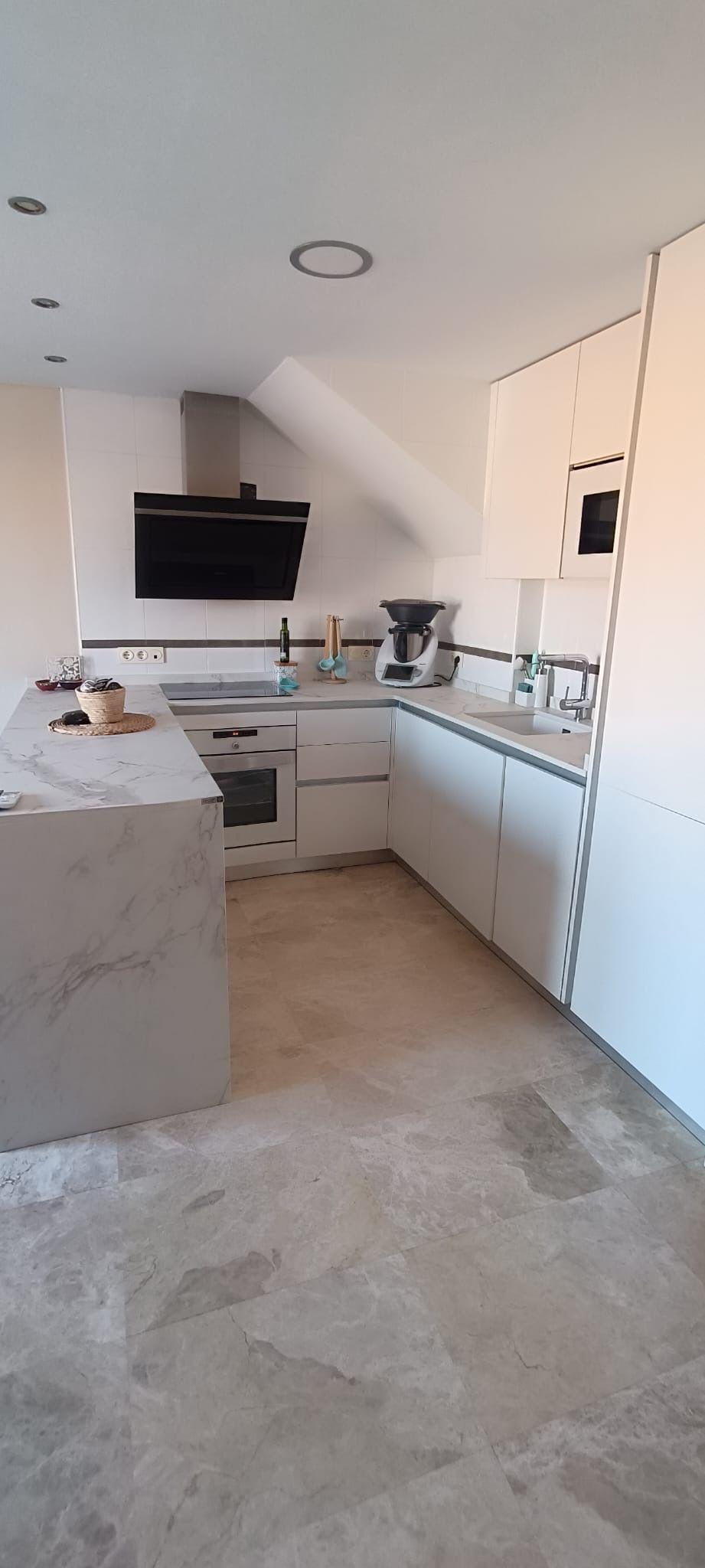 Kitchen of Attic to rent in El Ejido  with Air Conditioner, Heating and Parquet flooring