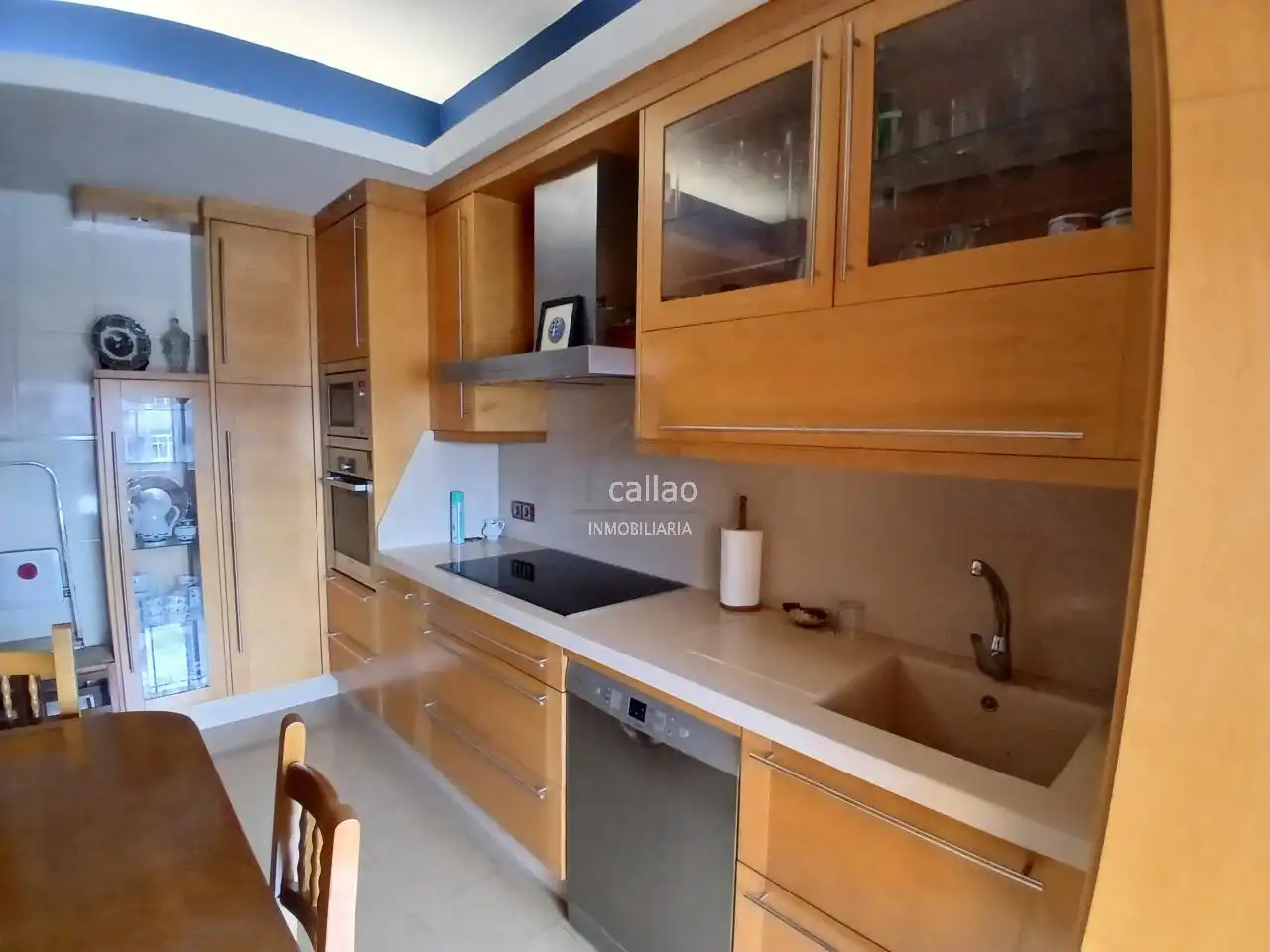 Cocina de Piso de alquiler en Ferrol con Calefacción, Parquet y Trastero