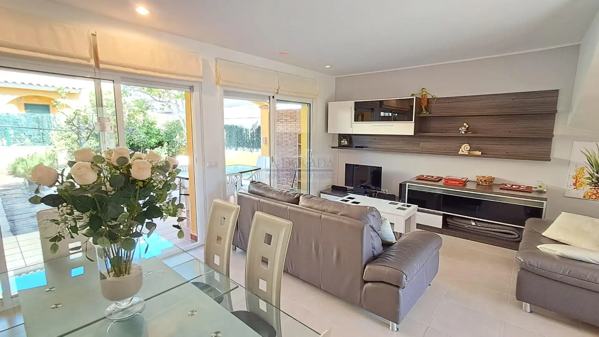 Living room of Detached homes for sale in Mont-roig del Camp  with Air Conditioner, Furnished and Balcony