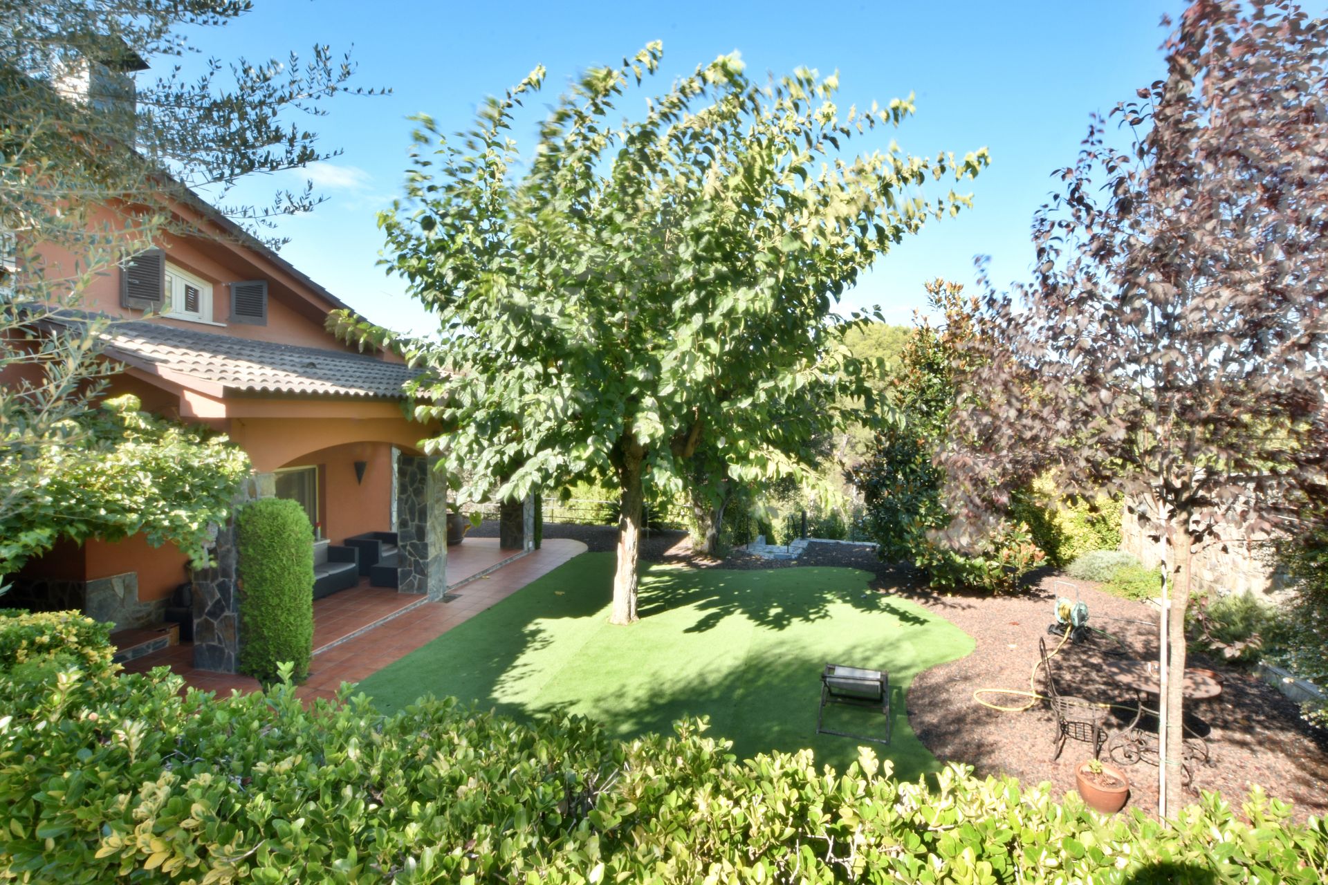 Jardí de Casa o xalet en venda en Lliçà de Vall amb Aire condicionat, Jardí privat i Parquet