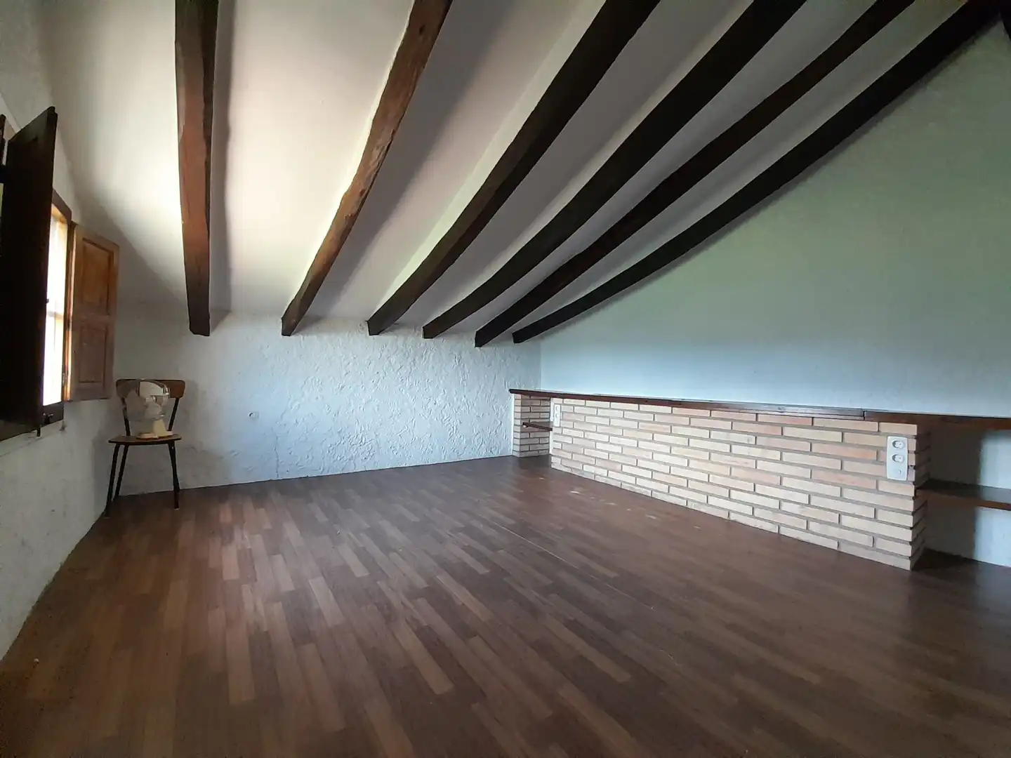 Sala de estar de Finca rústica en venta en La Vall de Bianya con Calefacción, Terraza y Trastero