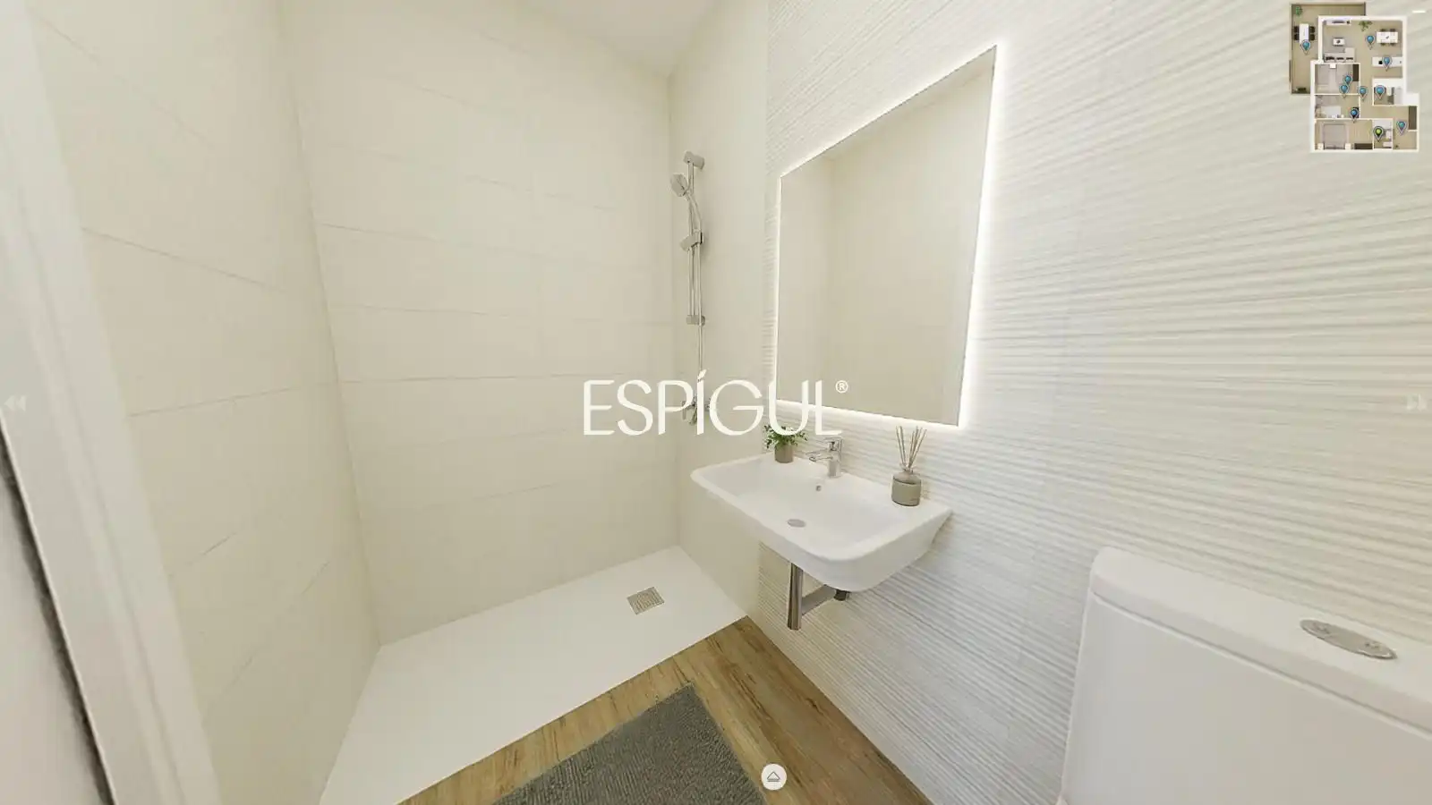 Baño de Piso en venta en Sarrià de Ter con Calefacción, Terraza y Trastero
