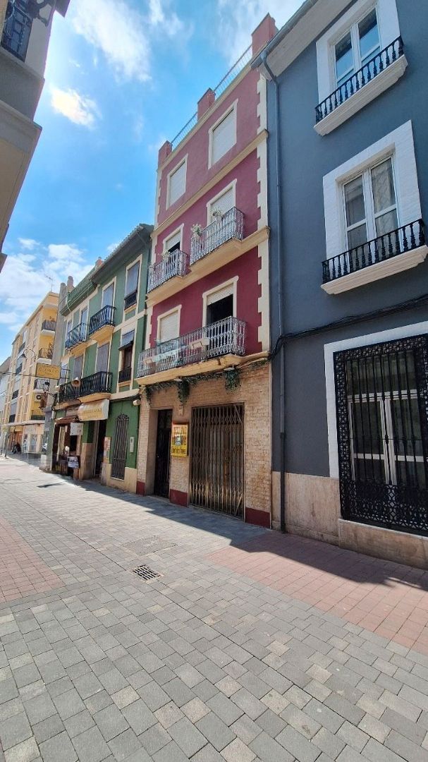 Exterior view of House or chalet for sale in Alzira  with Terrace, Storage room and Furnished