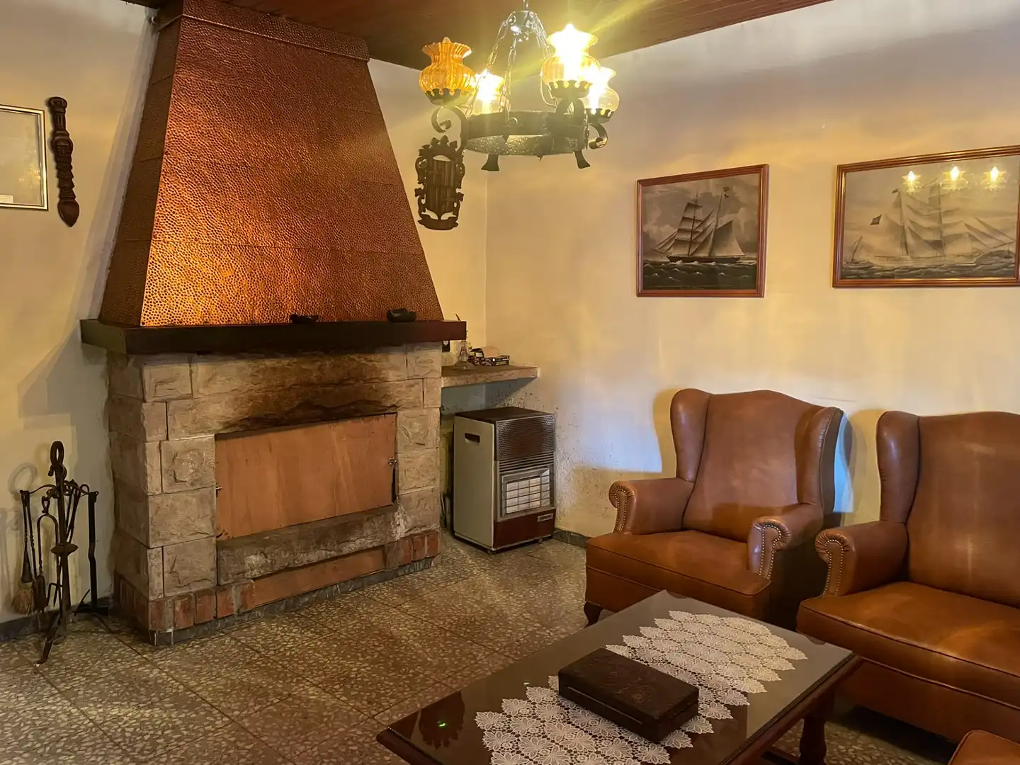 Living room of Houses for sale in La Pobla de Cérvoles  with Heating, Terrace and Furnished