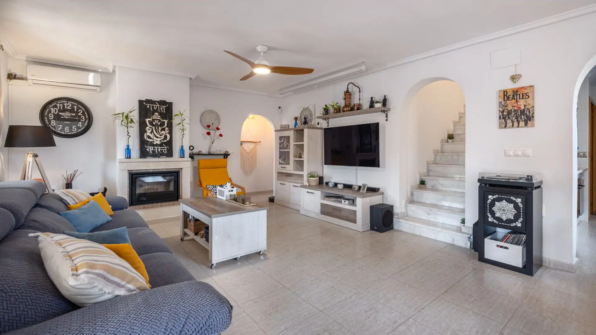 Sala de estar de Casa o chalet en venta en Santa Pola con Jardín privado, Terraza y Trastero