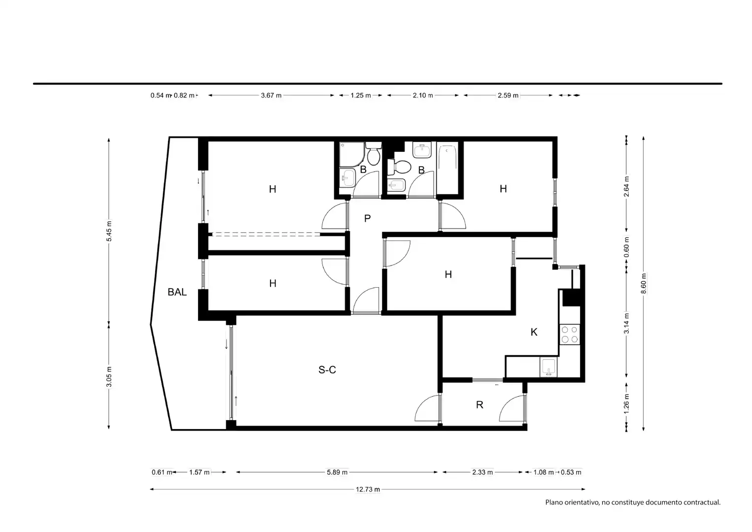 Piso en venta en Barcelona con Calefacción
