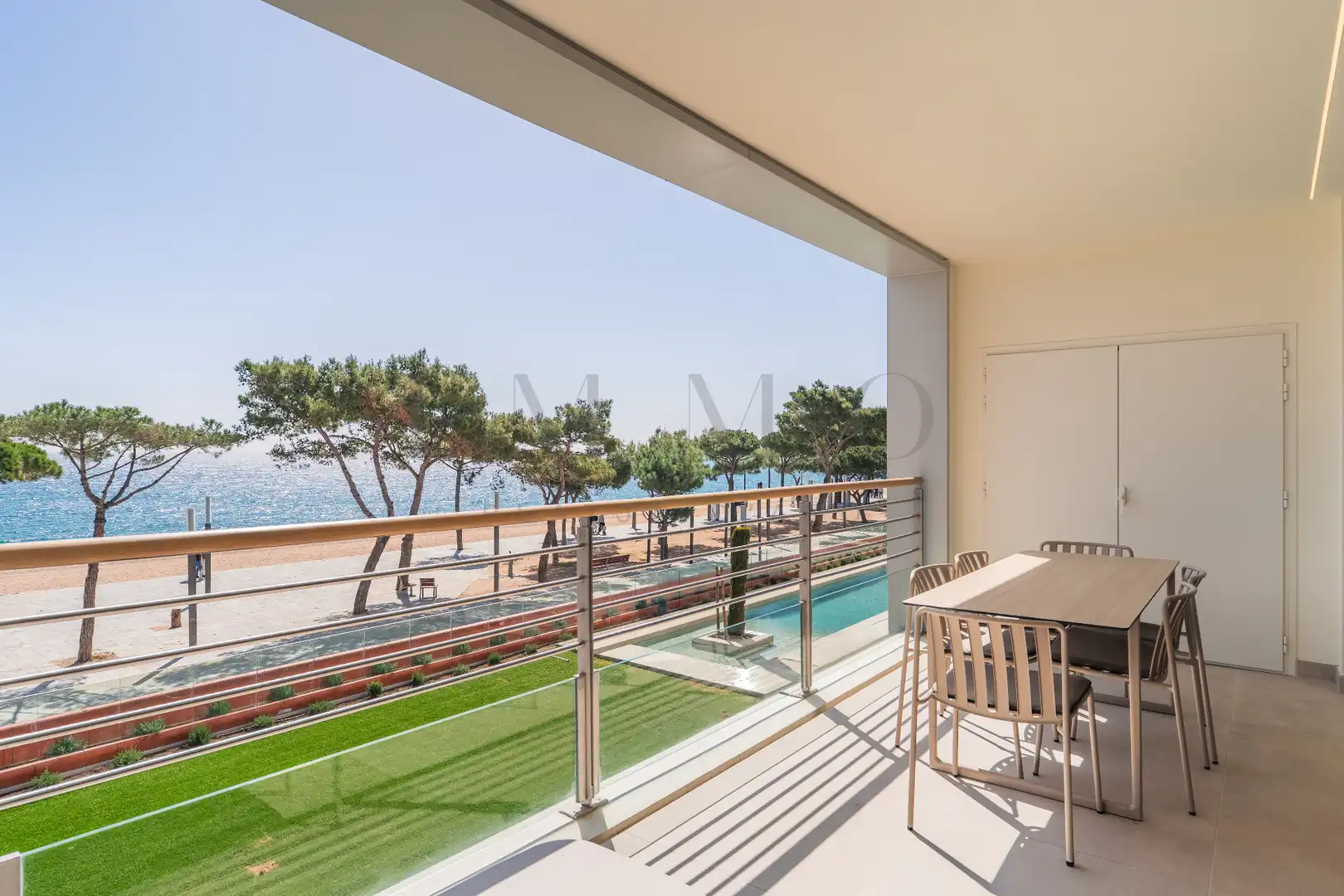 Terrasse von Wohnung zum Verkauf in Castell d'Aro, Platja d'Aro i s'Agaró mit Heizung, Möbliert und Balkon