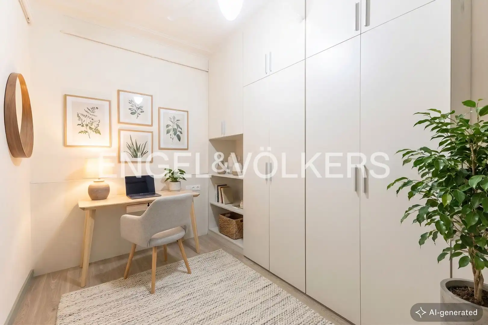 Schlafzimmer von Wohnung zum Verkauf in Barcelona mit Klimaanlage, Heizung und Parkett