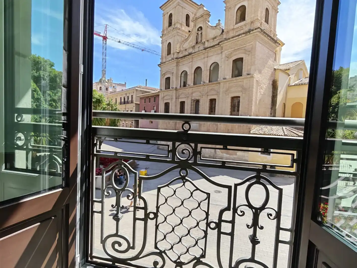 Terrasse von Wohnungen zur Miete in Murcia mit Klimaanlage, Möbliert und Waschmaschine