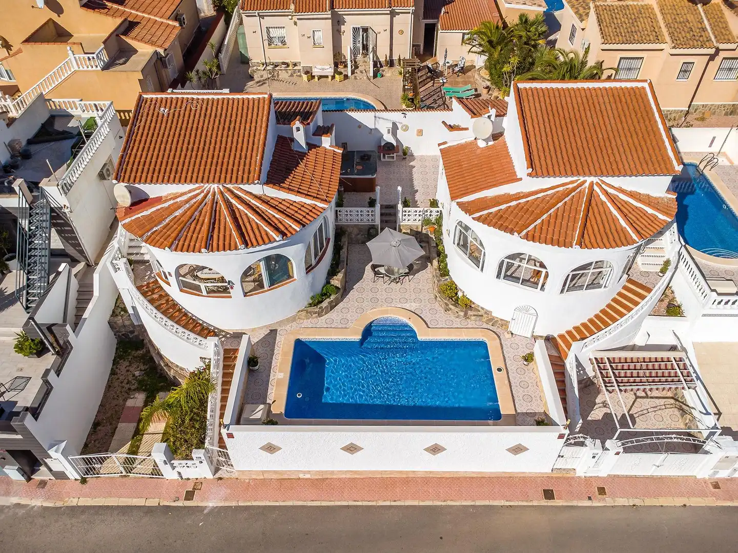 Exterior view of Houses for sale in Rojales  with Air Conditioner, Heating and Private garden