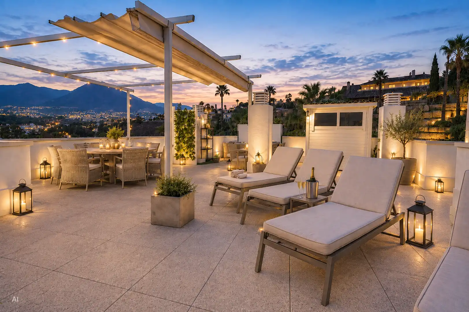 Terrace of Attic for sale in Benalmádena  with Terrace and Balcony