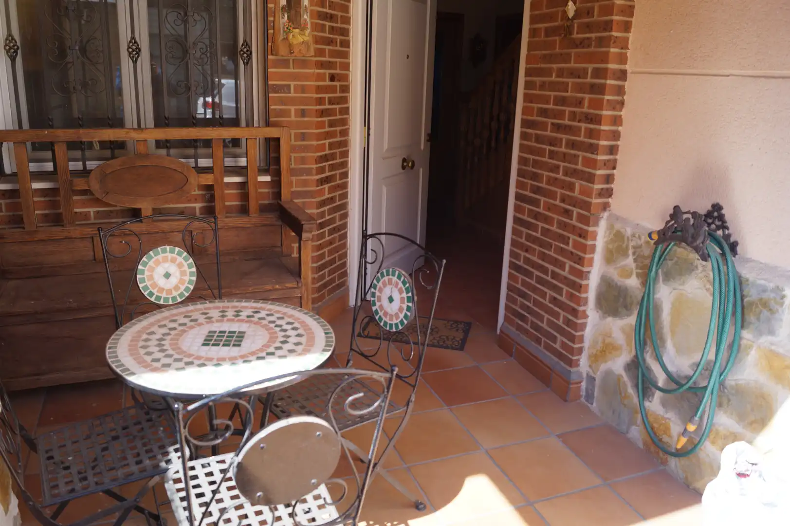 Terraza de Casa adosada en venta en Guadalajara con Jardín privado y Terraza