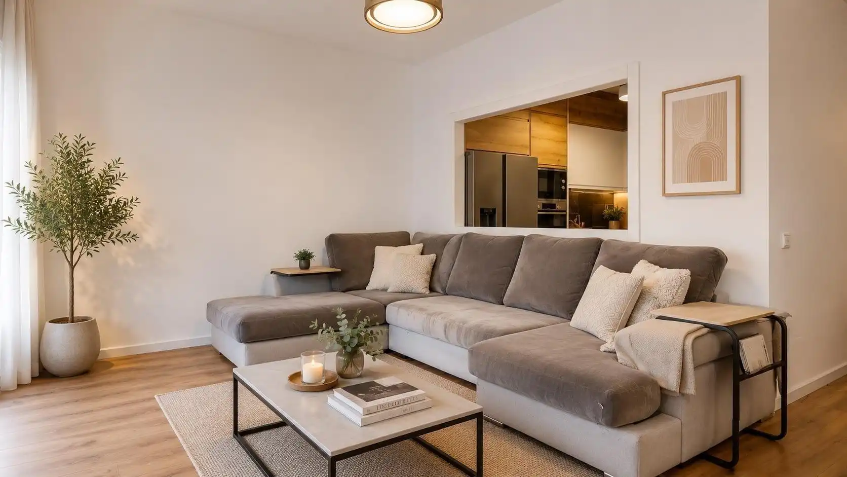 Sala de estar de Casa o chalet en venta en Vícar con Aire acondicionado, Calefacción y Jardín privado