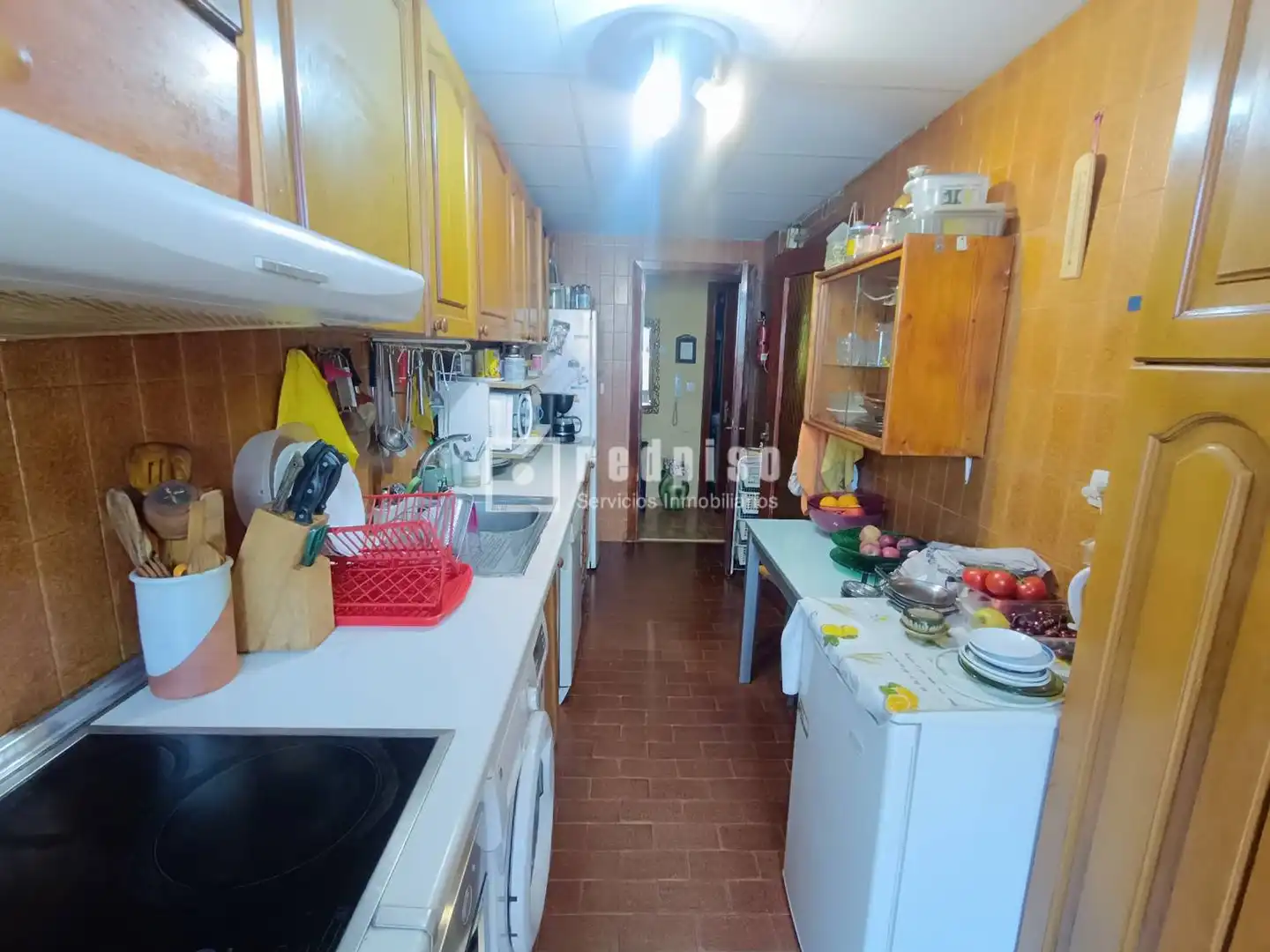 Küche von Wohnung zum Verkauf in Madrid mit Klimaanlage, Heizung und Privatgarten