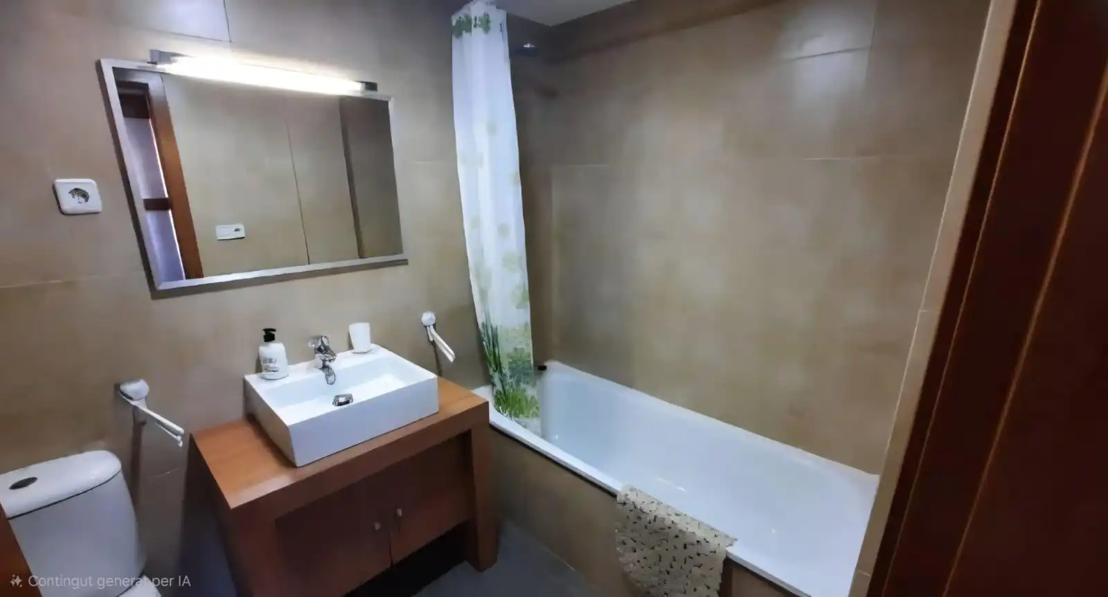 Baño de Apartamento de alquiler en Sant Jaume d'Enveja con Aire acondicionado, Amueblado y Piscina comunitaria
