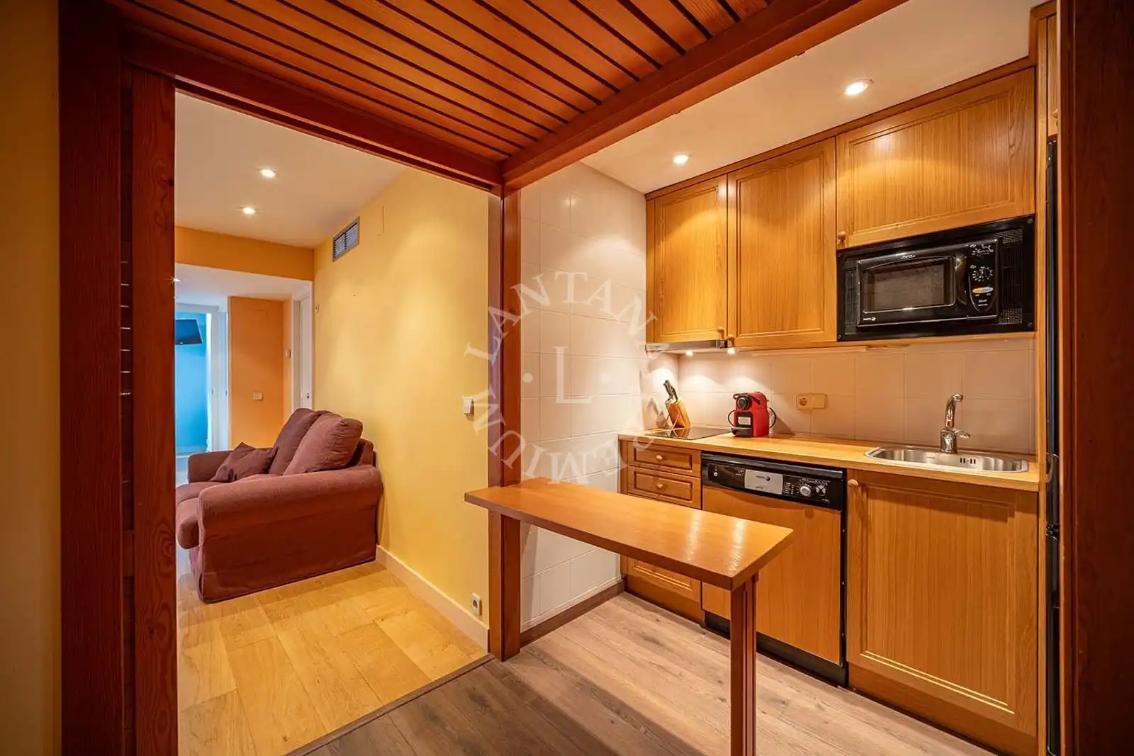 Kitchen of Flat for sale in Naut Aran  with Heating, Parquet flooring and Storage room