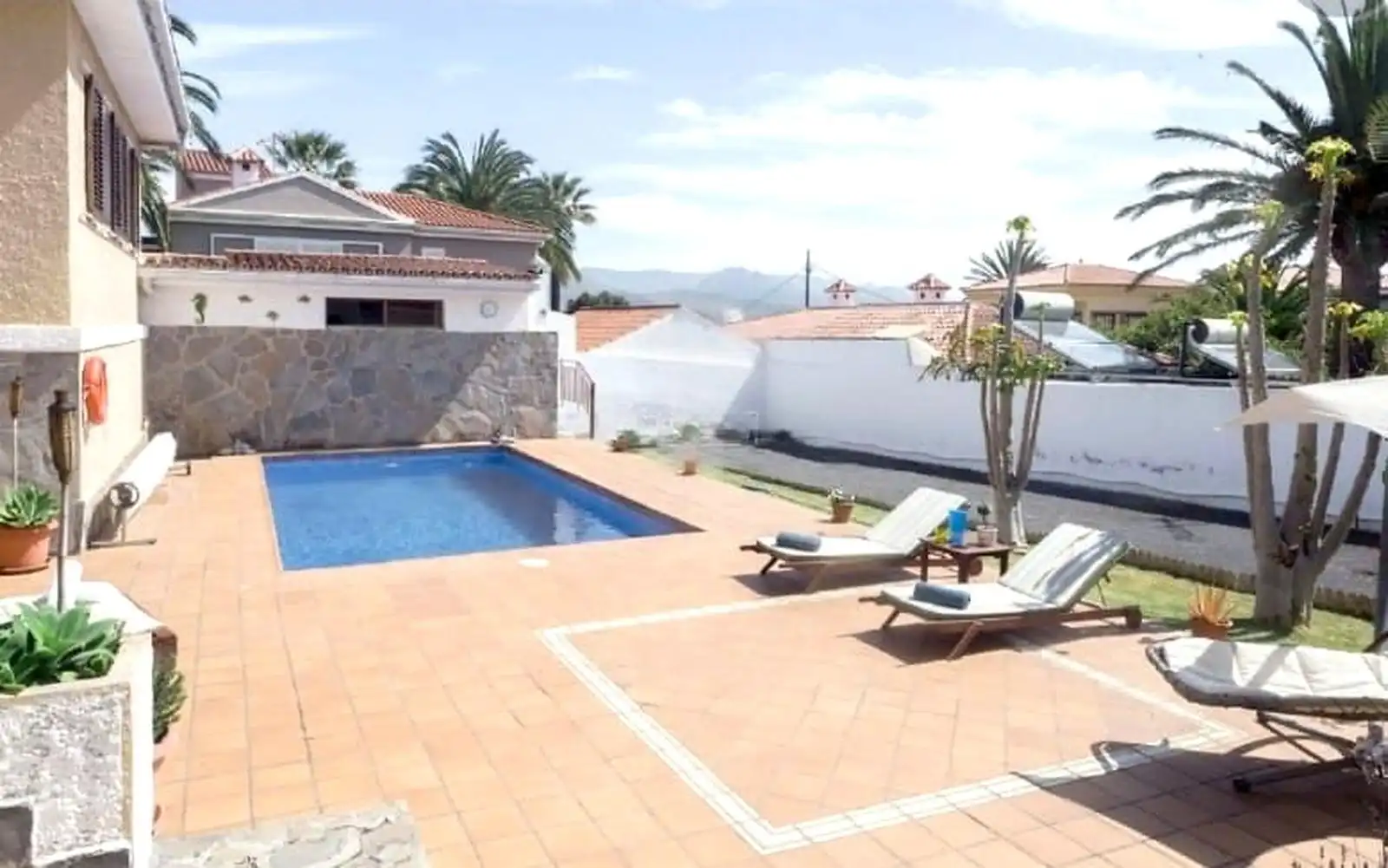 Swimming pool of Houses for sale in San Cristóbal de la Laguna  with Private garden, Terrace and Storage room