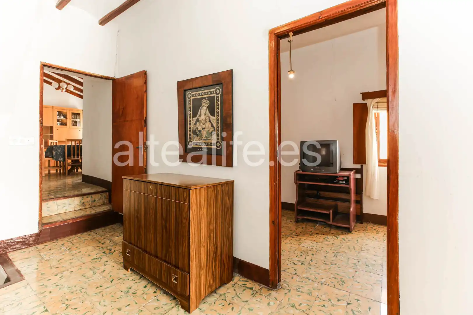 Sala de estar de Casa adosada en venta en Polop con Aire acondicionado, Trastero y Balcón