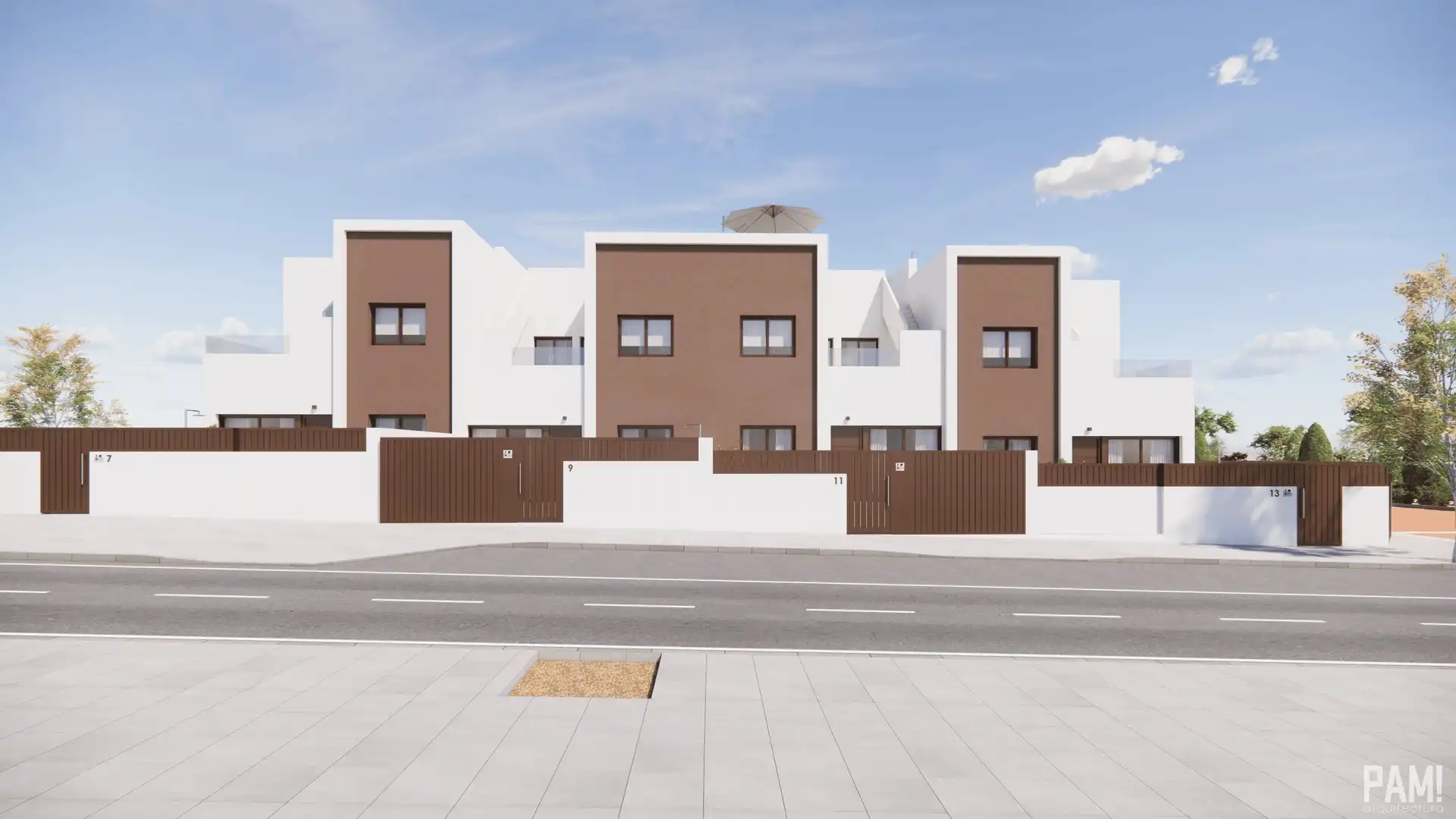 Vista exterior de Casa o chalet en venta en Pilar de la Horadada con Aire acondicionado y Jardín privado