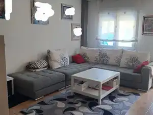 Sala de estar de Casa adosada en venta en Modúbar de la Emparedada con Calefacción, Jardín privado y Trastero
