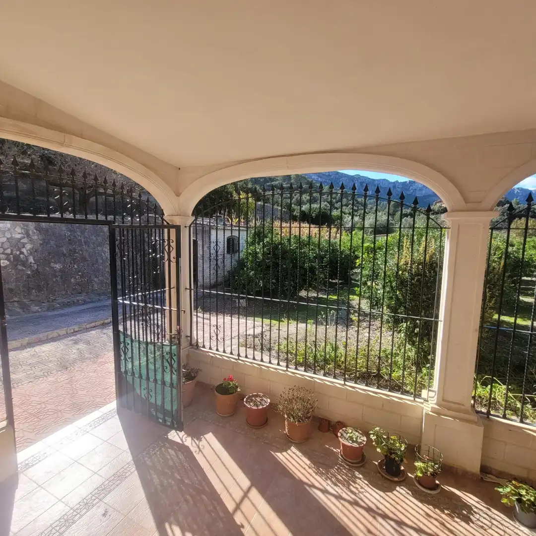 Jardín de Casa o chalet en venta en Agres con Jardín privado, Piscina y Amueblado