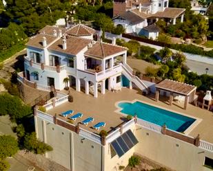 Vista exterior de Casa o xalet en venda en Frigiliana amb Aire condicionat, Jardí privat i Terrassa