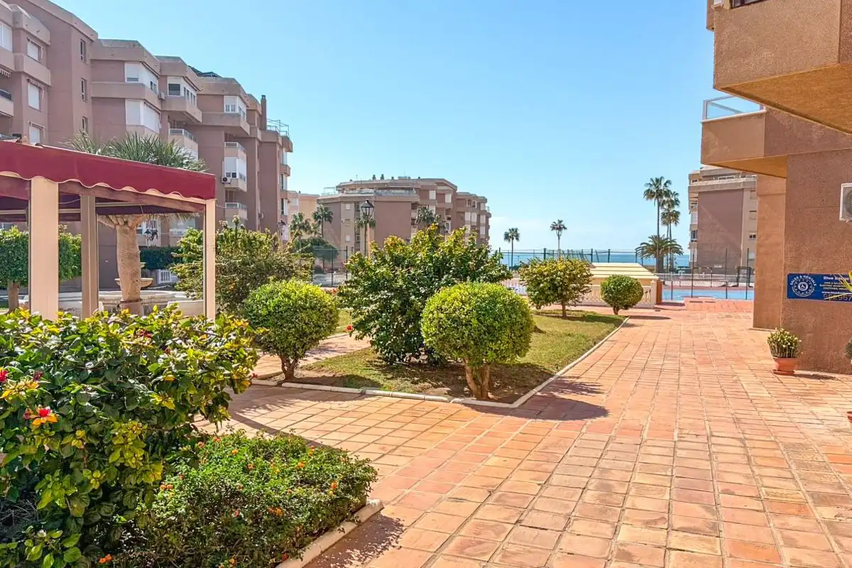 Exterior view of Flat for sale in Torrox  with Air Conditioner, Heating and Private garden