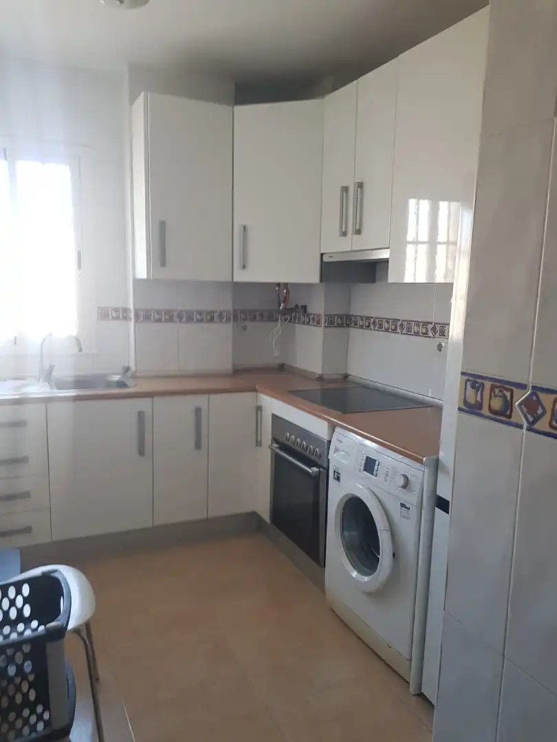 Kitchen of Flat for rent in Roquetas de Mar  with Heating, Terrace and Furnished