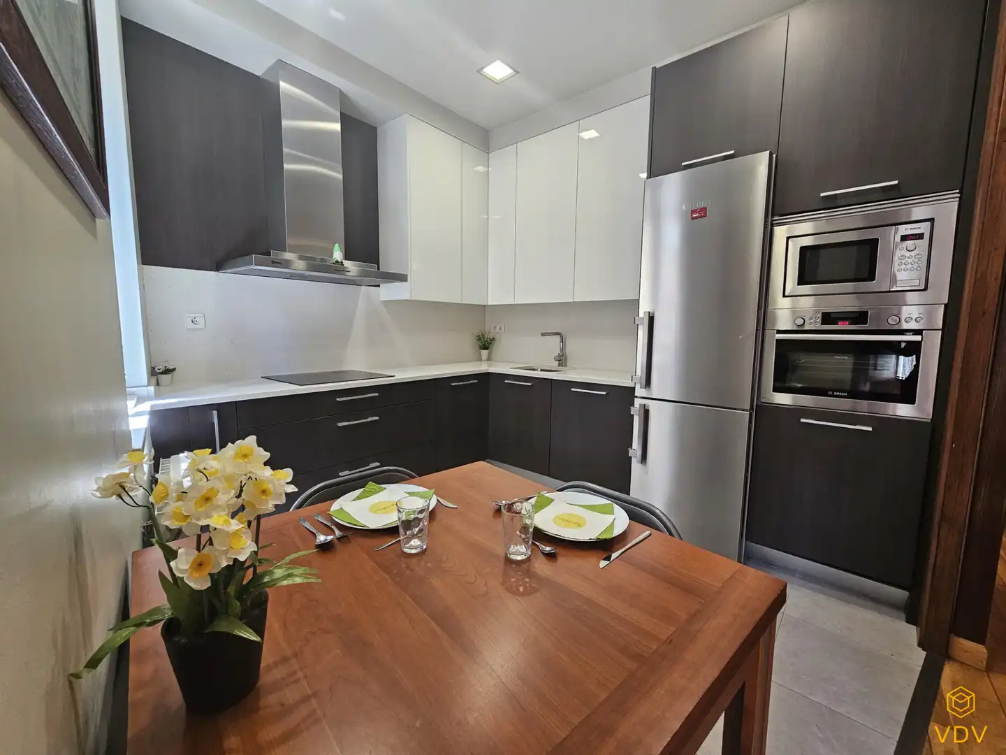 Kitchen of Apartments for sale in  Pamplona / Iruña  with Heating, Parquet flooring and Furnished