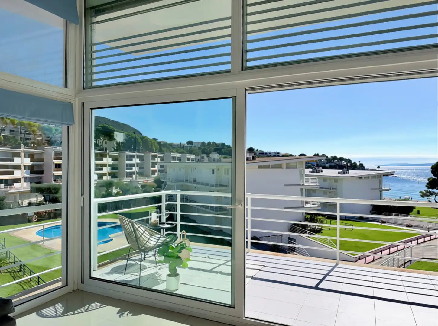 Balcony of Flat for sale in Almadrava - Canyelles - Puig-Rom